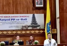 Rakerda Satpol PP se-Bali, Agung Endrawan : Utamakan Pencegahan dalam Deteksi Dini