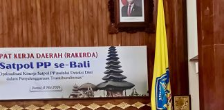 Rakerda Satpol PP se-Bali, Agung Endrawan : Utamakan Pencegahan dalam Deteksi Dini