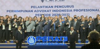 PERADI Profesional 2026-2031 Dikukuhkan, Perkuat Kualitas dan Integritas Advokat