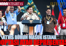 AKTIVIS BURUH MASUK ISTANA KOOPTASI ATAU REPRESENTASI
