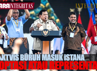 AKTIVIS BURUH MASUK ISTANA KOOPTASI ATAU REPRESENTASI