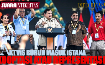 AKTIVIS BURUH MASUK ISTANA KOOPTASI ATAU REPRESENTASI