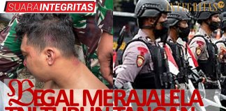 BEGAL MERAJALELA, TNI TURUN TANGAN
