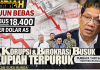 KORUPSI & BIROKRASI BUSUK, RUPIAH TERPURUK