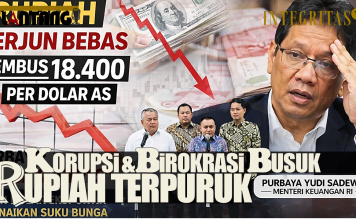 KORUPSI & BIROKRASI BUSUK, RUPIAH TERPURUK