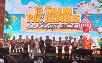 Ayam Gepuk Pak Gembus Rayakan 13 Tahun Perjalanan, Apresiasi Karyawan Jadi Prioritas
